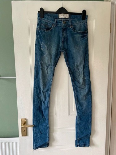 Topman w30 long blue spray - long, on