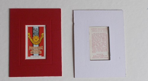 Cigarette card gallaher - card, gallaher's