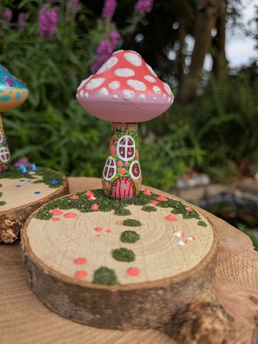 Mushroom fairy house - fairy, with