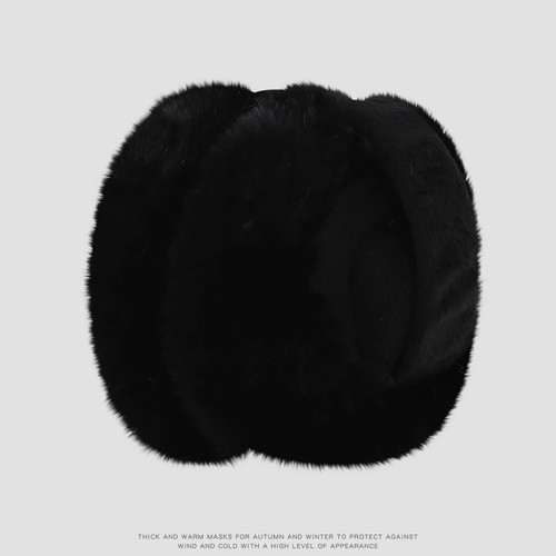 Winter plush earmuffs - winter, soft