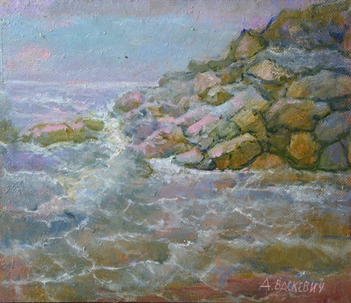 Original seascape oil - seascape,