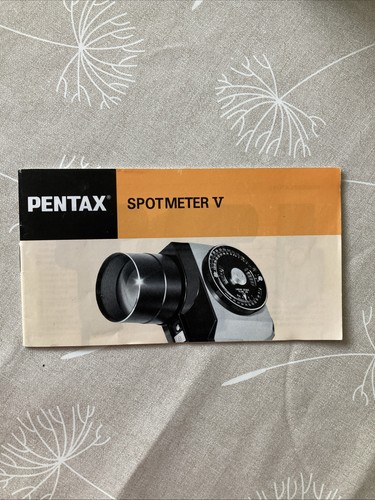 Pentax spotmeter instruction - pentax,