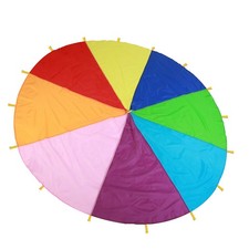 Kids Play Multi Color Parachute Children Outdoor Game Exercise