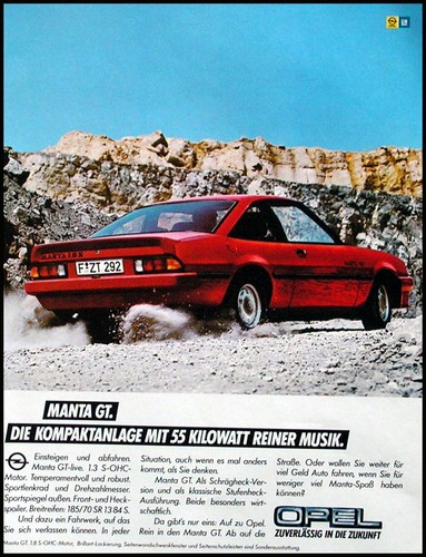Opel manta original - b,