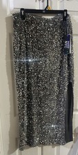 Madden NYC Sequin Velour Maxi