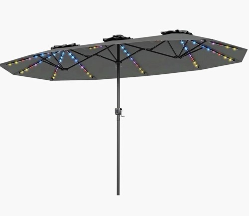 Double patio umbrella - 4.4m,