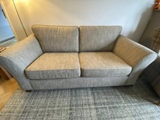 M&S 3 Seater Sofa Fabric Beige