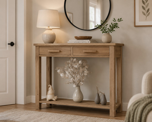 Solid oak opus hall - solid, hall/console
