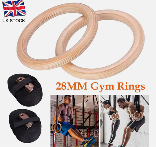 28mm wooden gymnastic - wooden, ring
