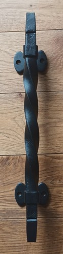 Long black hand forged - long, wrought