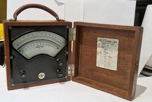 Gec vintage gpo volt meter - gec,