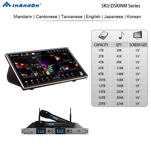 Mic inandon karaoke player - inandon,