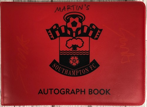 Southampton autograph book - fc,