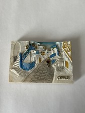 Cyprus Fridge Magnet 3d Hand Painted Resin Travel Tourism Gift Street Scene