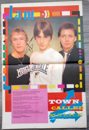 The jam rick buckler signed - the,