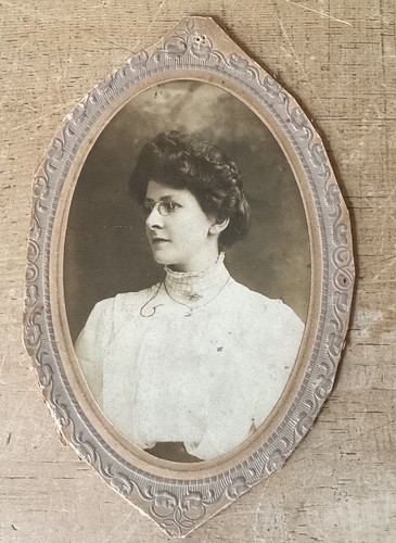 Edwardian cabinet card lady - edwardian, in