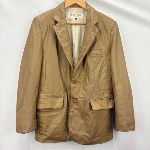 Balmain sheepskin leather - balmain,