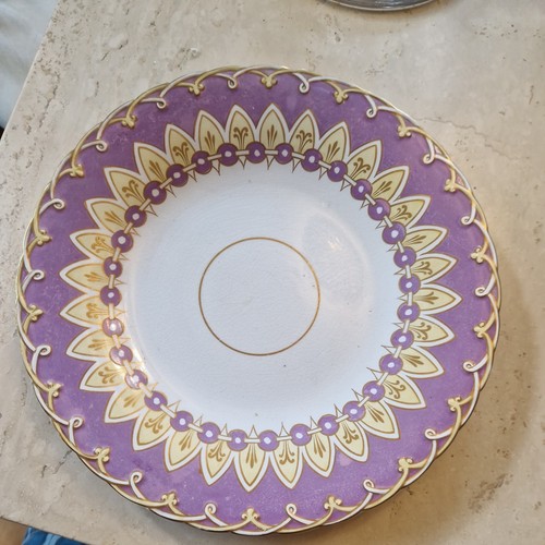 Antique french ceramic plate - french,