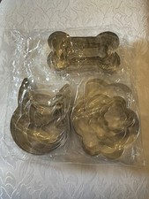 Cookie Cutters Dog Bone Cat Head Flower Different Sizes New In Package