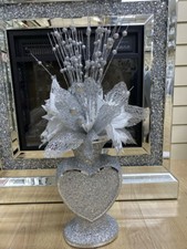 Crushed diamond vase - diamond, with