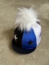 Pompom Riding hat Silk