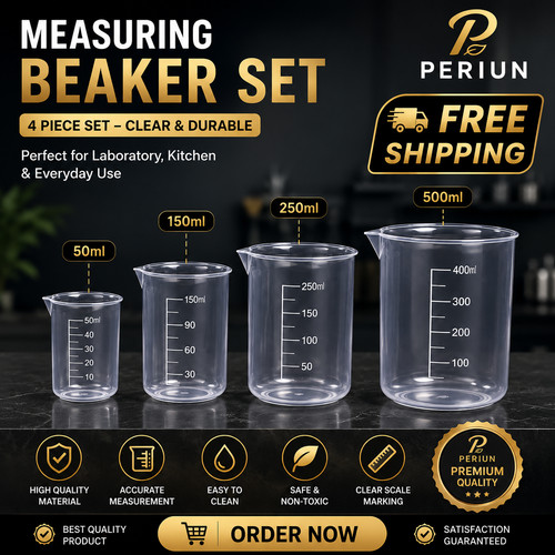4pcs plastic measuring cup - 4pcs,
