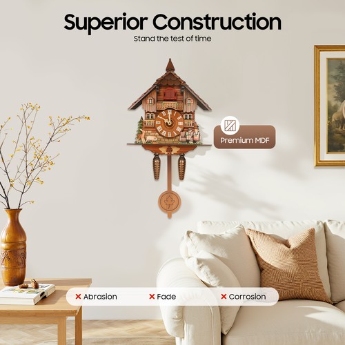 Cuckoo clock singing wall - clock,