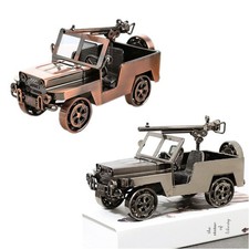 Vintage jeep sculpture - vintage,