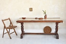 19th century oak refectory - century,