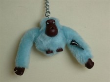 Kipling Blue Lagoon Furry Monkey ‘Nadia’ Charm/Key Ring