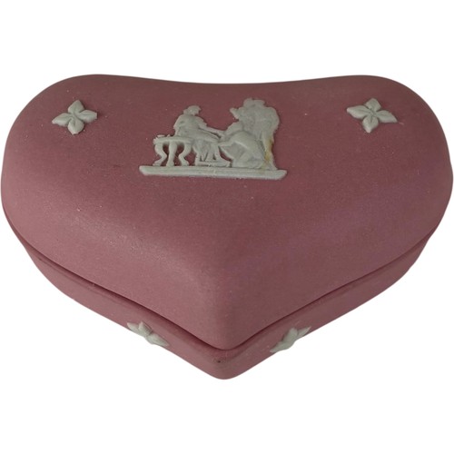 Wedgwood jasperware pink heart - wedgwood,