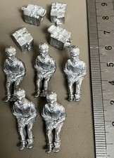 Wargames Historical 28mm metal Spares “ Sitting / Seated Soldiers Lot “