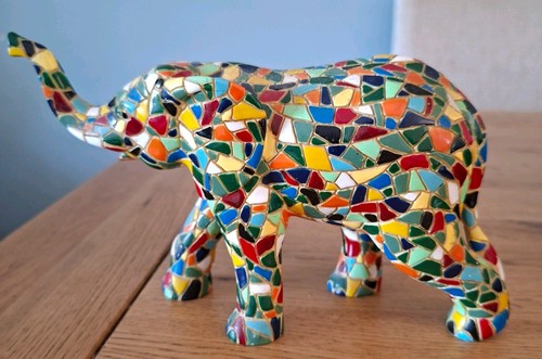 Barcelona mosaic elephant - barcelona,