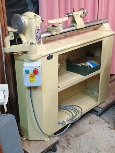 Myford ml8 wood lathe with - wood,