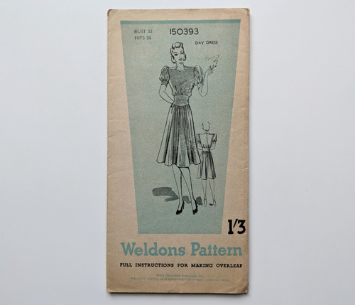 Vintage 1940s sewing - pattern, |