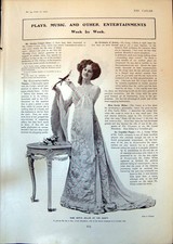 Old Gertie Millar Gaiety Lady Molly Terrys Ella Snyder Girl Kays 1903 20th