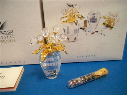 Swarovski spring flower vase - swarovski,