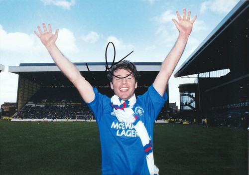 Signed ally mccoist - mccoist, a4