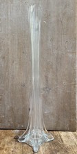 Vintage Glass Vase, 40cm Tall, Centrepiece Wedding Decor, Boxed. 14 Available.
