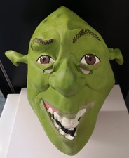 Adult Fancy Dress Shrek Latex Mask Dreamworks  Shrek 2 - 2004