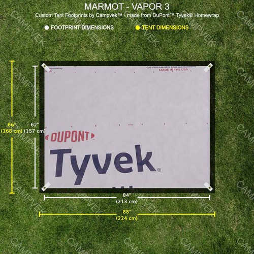 Tyvek footprint for the - tyvek, marmot