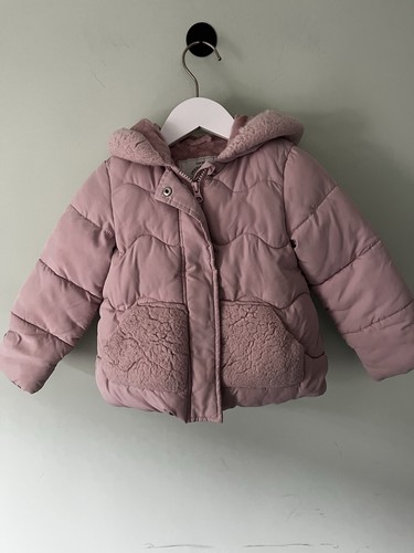 Girls pink coat age - pink,