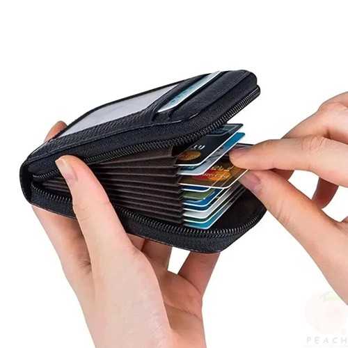 Rfid blocking leather card - blocking,