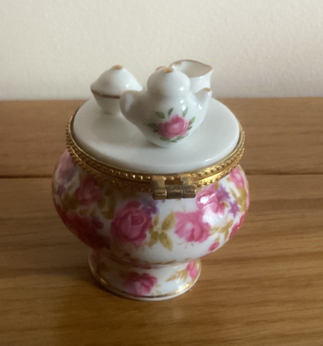 Vintage porcelain egg shaped - porcelain, egg-shaped