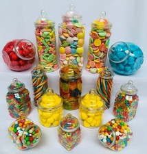 15 Plastic Sweet Jars for