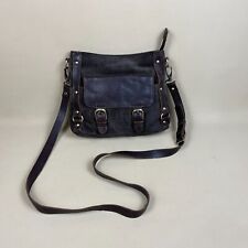 Clark Messenger Crossbody Bag Shoulder Handbag Brown Satchel Suede Leather Zip