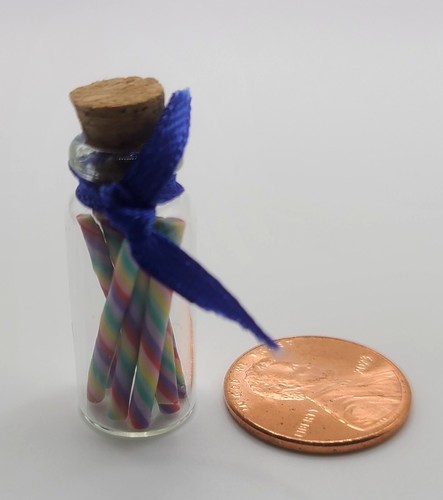 Miniature jar filled with - filled,