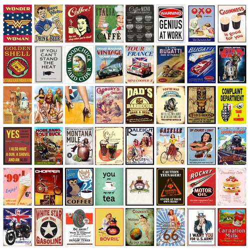 Metal tin sign plaque home - plaque,
