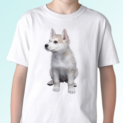 Husky white shirt - husky,
