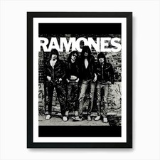 Ramones band music art print - music,